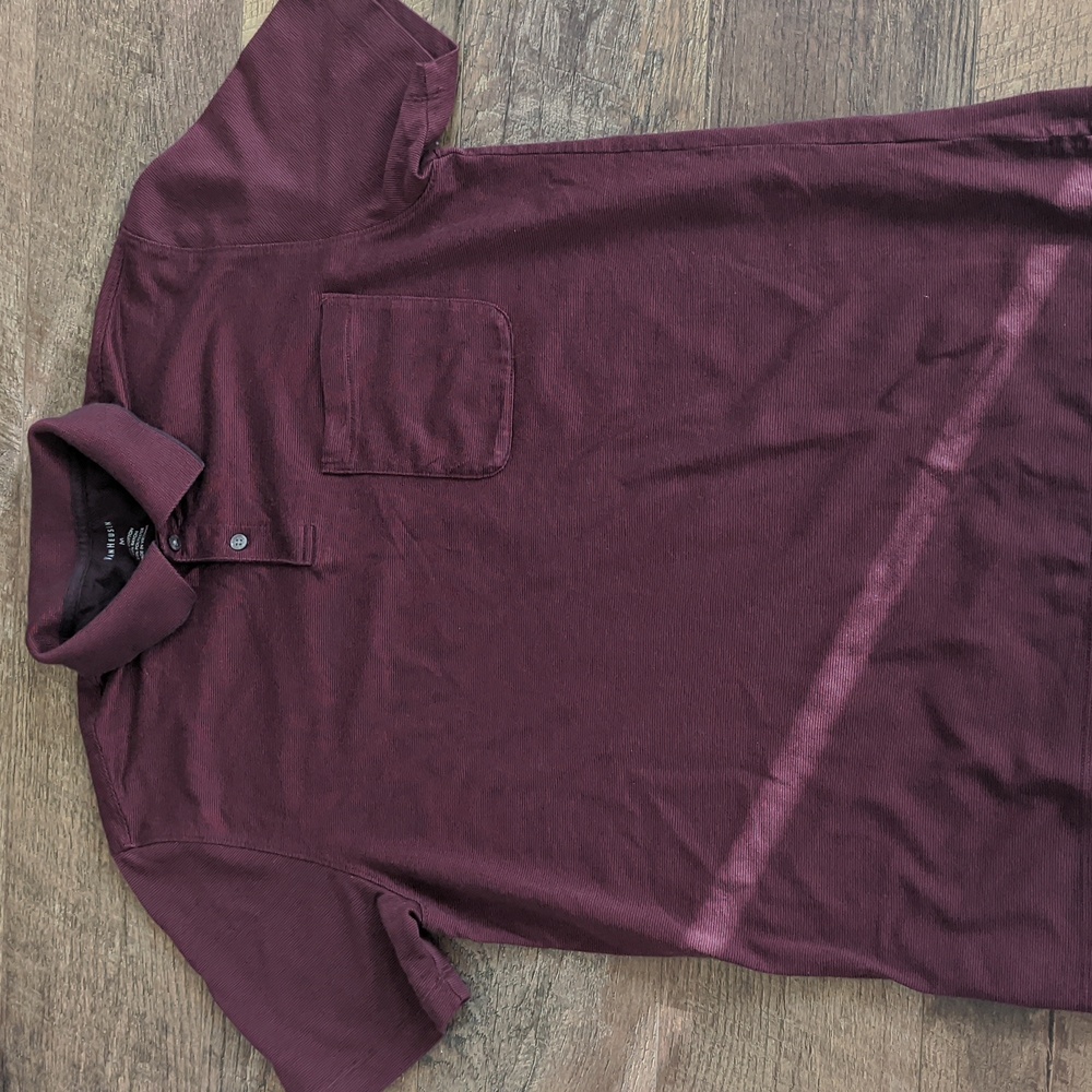 Van Heusen Men's Medium Shirt (Burgundy)